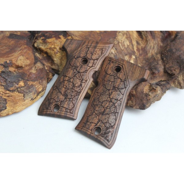 Beretta Compact 92F, 92FS, 92-96 Series Walnut Wood Grips KSD-01788