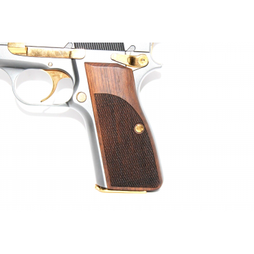 Browning Hi Power MK I II III - Springfield Sa-35 Special Walnut Grips KSD-01794