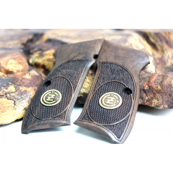 CZ 75B CZ 85 CZ 75 SP-01 Walnut Wood Grips 	KSD-01782