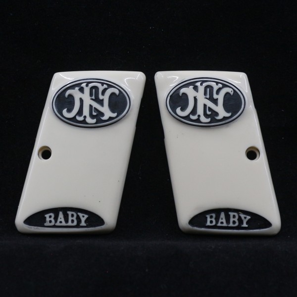 KSD Brand Browning Baby Compatible Ivory Acrylic Grips 	KSD-01560