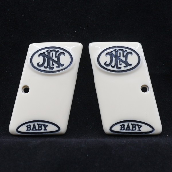 KSD Brand Browning Baby Compatible Ivory Acrylic Grips 	KSD-01561