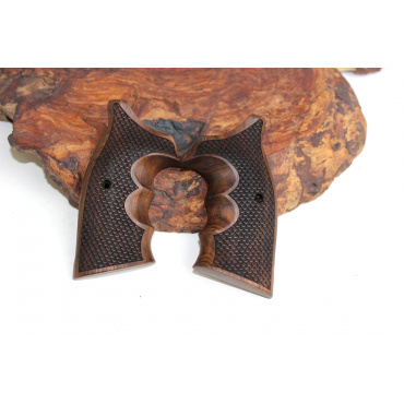 Smith Wesson K/L - Frame Open Back Square Butt Walnut Wood Grips 	KSD-01810