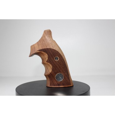 Smith Wesson K/L - Frame Open Back Square Butt Walnut Wood Grips 	KSD-01826