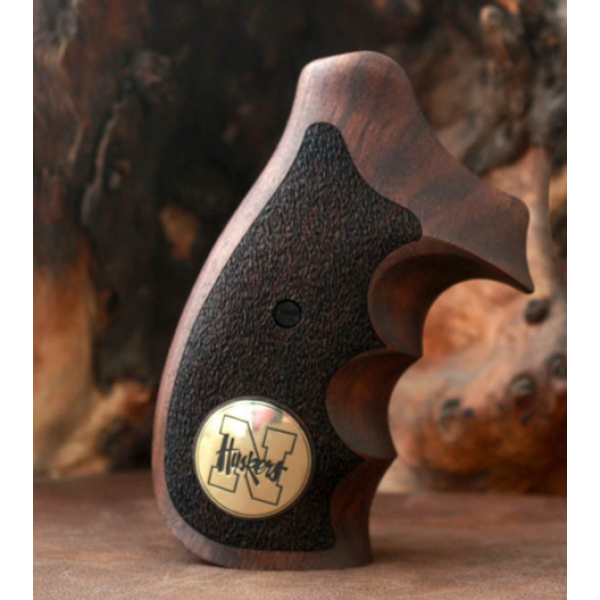 KSD Brand Smith Wesson N Frame Round Butt Compatible Walnut Grips	KSD-01735