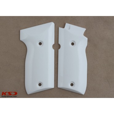 KSD Brand Astra A 75 Compatible White Acrylic Grips	KSD-01126