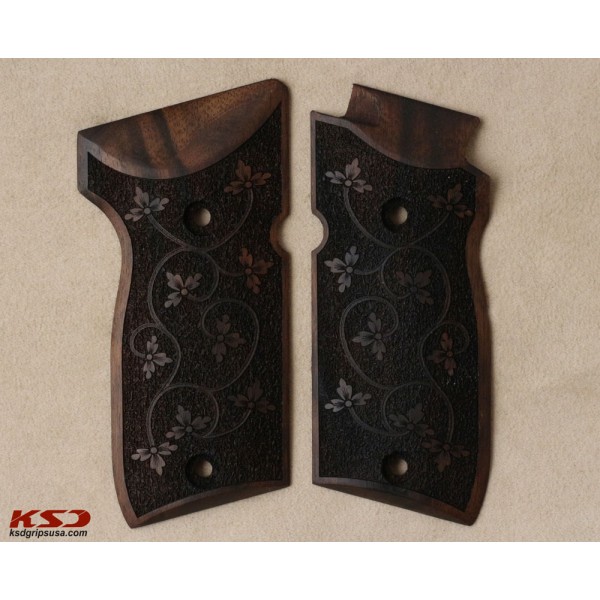 KSD Brand Astra A 75 Compatible Walnut Grips Other Designs	KSD-01121