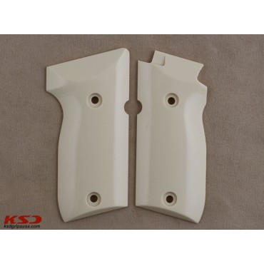 KSD Brand Astra A 75 Compatible Ivory Acrylic Grips 	KSD-01125