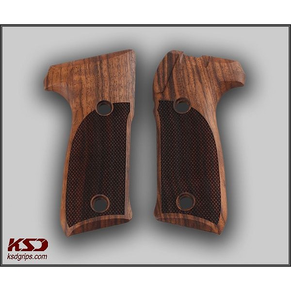 KSD Brand Astra A 90 Compatible Walnut Grips Diamond 	KSD-01127