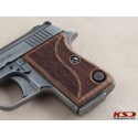 KSD Brand Astra Cub Compatible Walnut Grips Double-Checkering 	KSD-01146