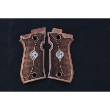 KSD Brand Beretta 81F, 81 FS, 84 F, 84 FS, 84 Cheetah Compatible Walnut Grip 	KSD-00415