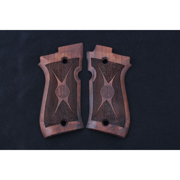 KSD Brand Beretta 81F, 81 FS, 84 F, 84 FS, 84 Cheetah Compatible Walnut Grip 	KSD-00425