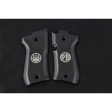 KSD Brand Beretta 81F, 81 FS, 84 F, 84 FS, 84 Cheetah Black Acrylic Grip 	KSD-00433