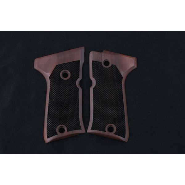 KSD Brand Beretta 92 Compact Compatible Walnut Grips Diamond 	KSD-00377