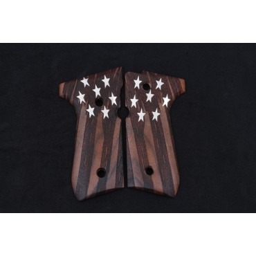 KSD Brand Beretta 92FS, 92A1, 92G, 92D, 96, M9 Compatible Walnut Custom Grip 	KSD-00331