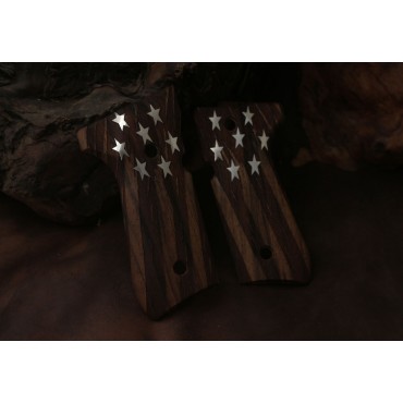 KSD Brand Beretta 92FS, 92A1, 92G, 92D, 96, M9 Compatible Walnut Custom Grip 	KSD-00348