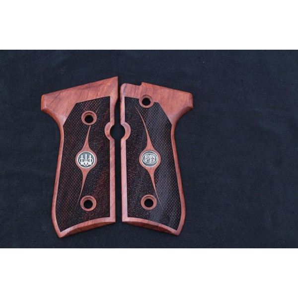 KSD Brand Beretta 92FS, 92A1, 92G, 92D, 96, M9 Compatible Rosewood Grip	KSD-00357