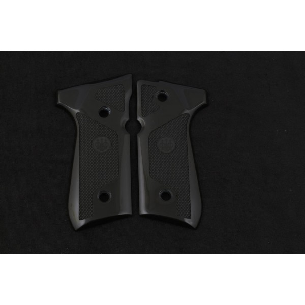 KSD Brand Beretta 92FS, 92A1, 92G, 92D, 96, M9 Compatible Black Acrylic Grip 	KSD-00355