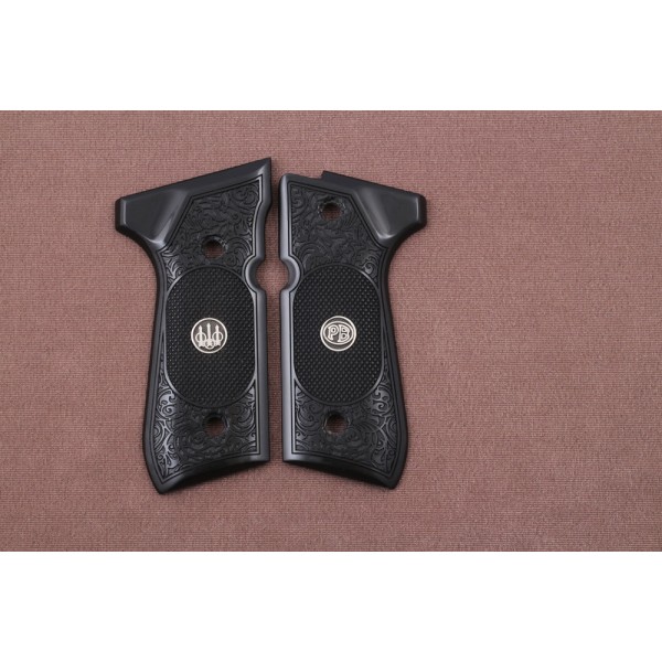 KSD Brand Beretta 92FS, 92A1, 92G, 92D, 96, M9 Compatible Black Acrylic Grip	KSD-00359