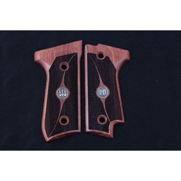 KSD Brand Beretta 92S Compatible Rosewood Grips Double-Checkering	KSD-00396