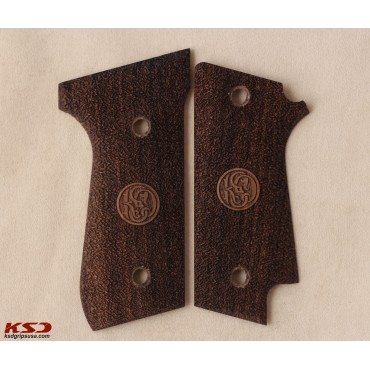 KSD Brand Beretta 92S Rare Compatible Walnut Grips Striped(Full)	KSD-00268