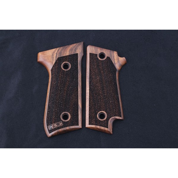 KSD Brand Beretta 92S Rare Compatible Walnut Grips Stripled	KSD-00400