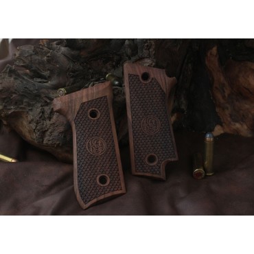 KSD Brand Beretta 92S Rare Compatible Walnut Grips Dragon Skin	KSD-00401