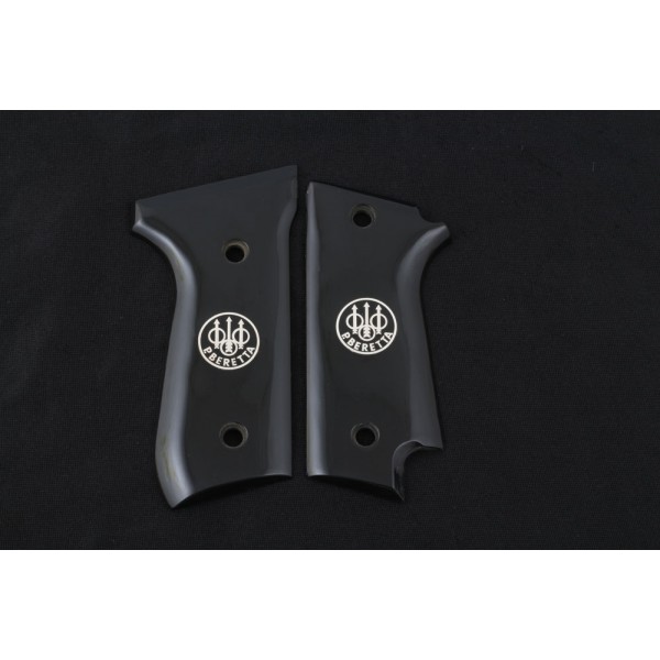 KSD Brand Beretta 92S Rare Compatible Black Acrylic Grips	KSD-00469