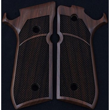 KSD Brand Beretta Combat Super 92 Compatible Walnut Grips Diamond	KSD-00325