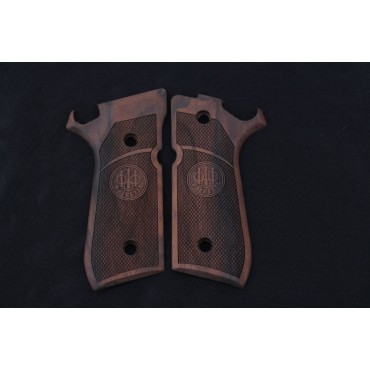 KSD Brand Beretta Combat Super 92 Compatible Walnut Grips Diamond	KSD-00475