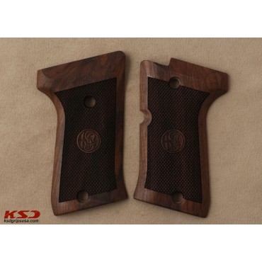 KSD Brand Beretta Compact Type M Compatible Walnut Grips Diamond	KSD-00329