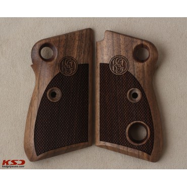 KSD Brand Beretta Mod 71 - 72 - 75 Jaguar Compatible Walnut Grips Diamond	KSD-00277