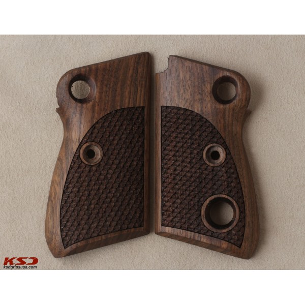 KSD Brand Beretta Mod 71 - 72 - 75 Jaguar Compatible Walnut Grips Dragon Skin	KSD-00278