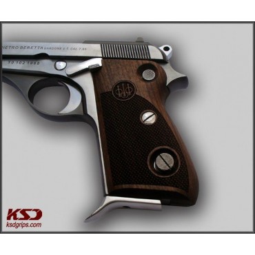 KSD Brand Beretta Mod 71 - 72 - 75 Jaguar Compatible Walnut Grips Diamond	KSD-00410