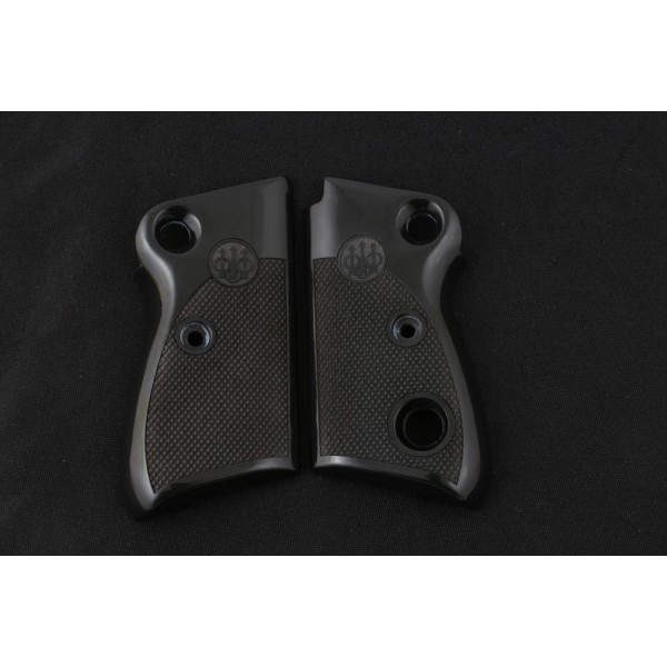 KSD Brand Beretta Mod 71 - 72 - 75 Jaguar Compatible Black Acrylic Grips Diamond	KSD-00413