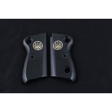 KSD Brand Beretta Mod 71 - 72 - 75 Jaguar Compatible Black Acrylic Grips	KSD-00414