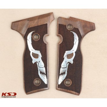 KSD Brand Beretta Mod 8000 / 8040 F Stoger Compatible Walnut Grips Diamond	KSD-00309