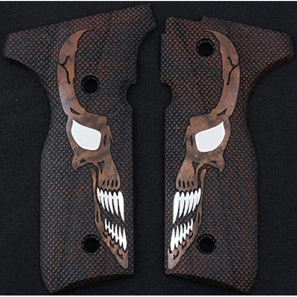 KSD Brand Beretta Mod 8000 / 8040 F Stoger Compatible Walnut Grips Diamond	KSD-00316