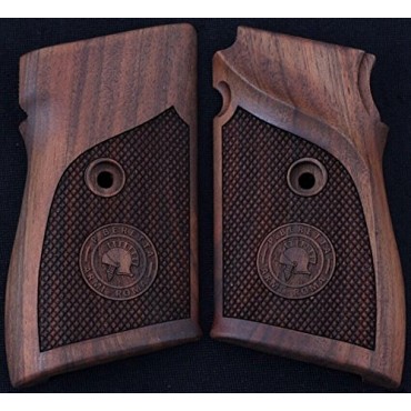 KSD Brand Beretta MOD 90 Compatible Walnut Grips Diamond	KSD-00318