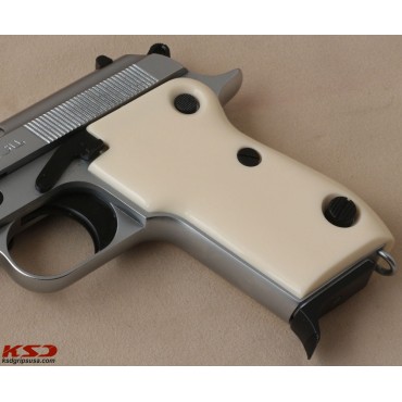 KSD Brand Beretta Mod 951 Compatible Ivory Acrylic Grips	KSD-00300