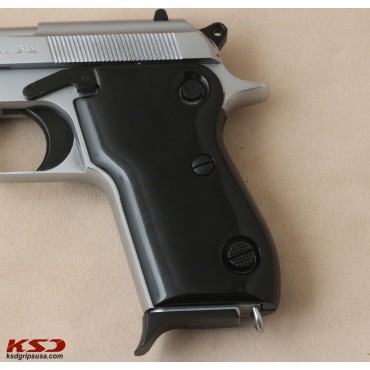 KSD Brand Beretta Mod 951 Compatible Black Acrylic Grips	KSD-00302