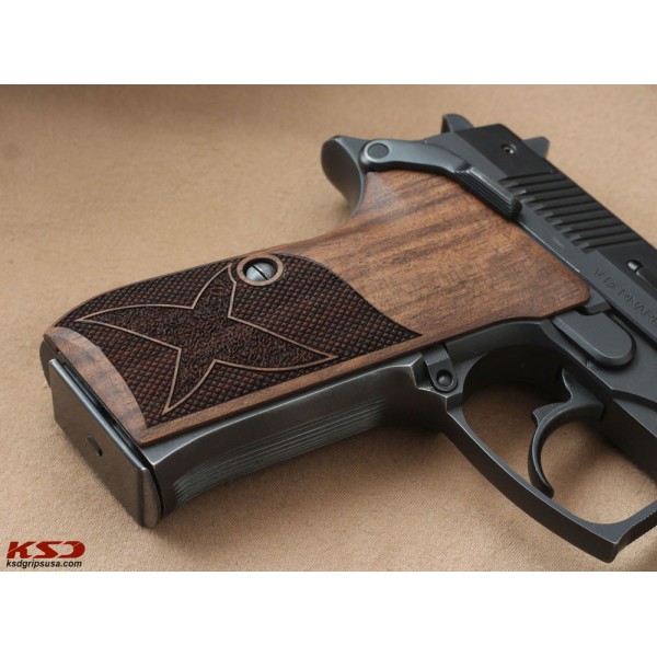 KSD Brand Bernardelli P One sw Compatible Walnut Grips Diamond	KSD-01161