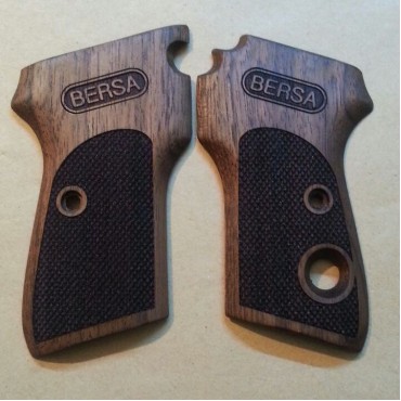 KSD Brand Bersa Model Lusber 84 Compatible Walnut Grips Diamond	KSD-01162