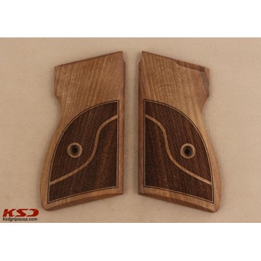 KSD Brand Browning 7,65 - PA FEG 63 Compatible Walnut Grips Double-Checkering 	KSD-00587