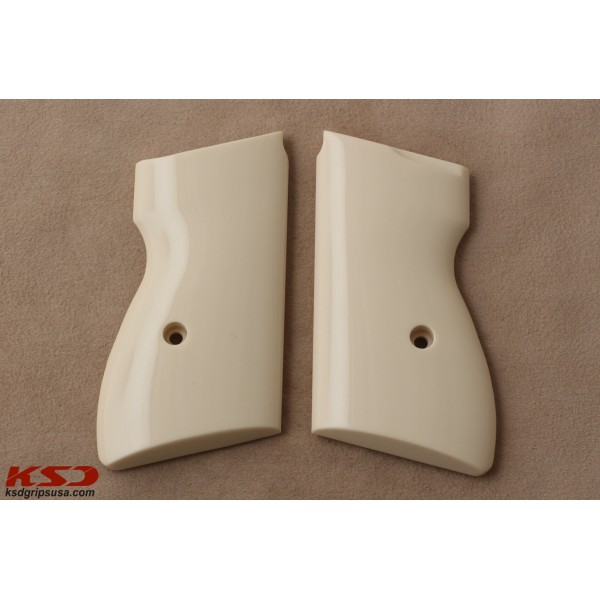 KSD Brand Browning 7,65 - PA FEG 63 Compatible Ivory Acrylic Grips 	KSD-00589