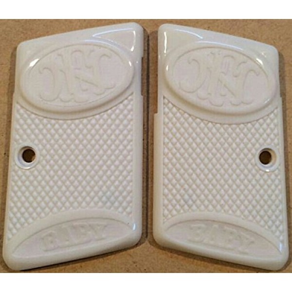 KSD Brand Browning Baby Compatible Ivory Acrylic Grips Diamond 	KSD-00611