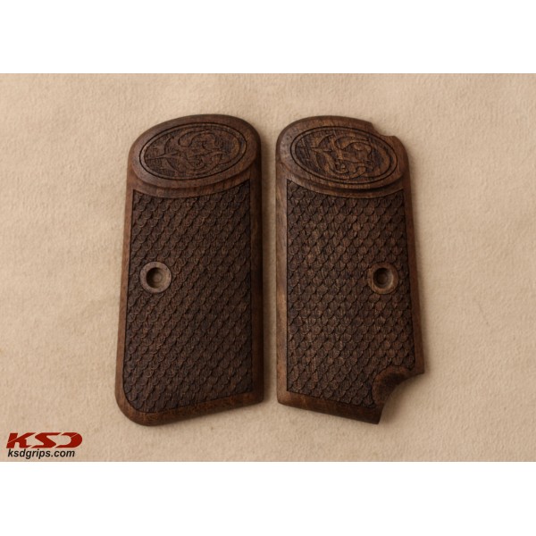 KSD Brand Browning FN 1903 Compatible Walnut Grips Dragon Skin 	KSD-00584