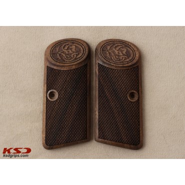 KSD Brand Browning FN 1910 Compatible Walnut Grips Diamond	KSD-00580