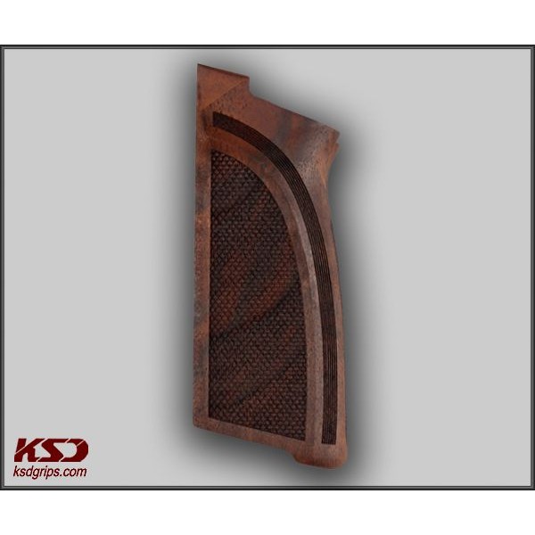 KSD Brand Browning FN HP DA / BDA9 Compatible Walnut Grips Diamond	KSD-00657