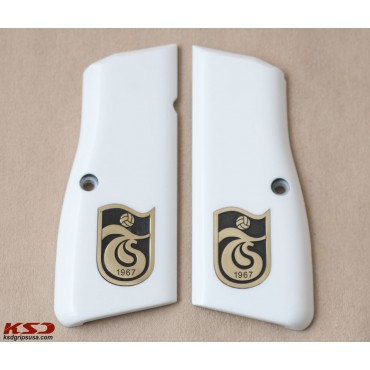 KSD Brand Browning MK3 Compatible White Acrylic Customizable Grips	KSD-00619