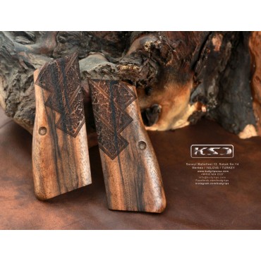 KSD Brand Browning MK3 Compatible Walnut Grips Other Designs	KSD-00553